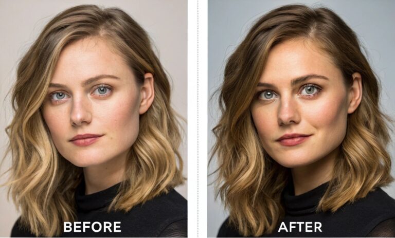 You can put a makeup on your photo very easily, using AI. Although, this way you'd risk multiple problems later, such as not passing border control. Image credit: Alius Noreika / AI